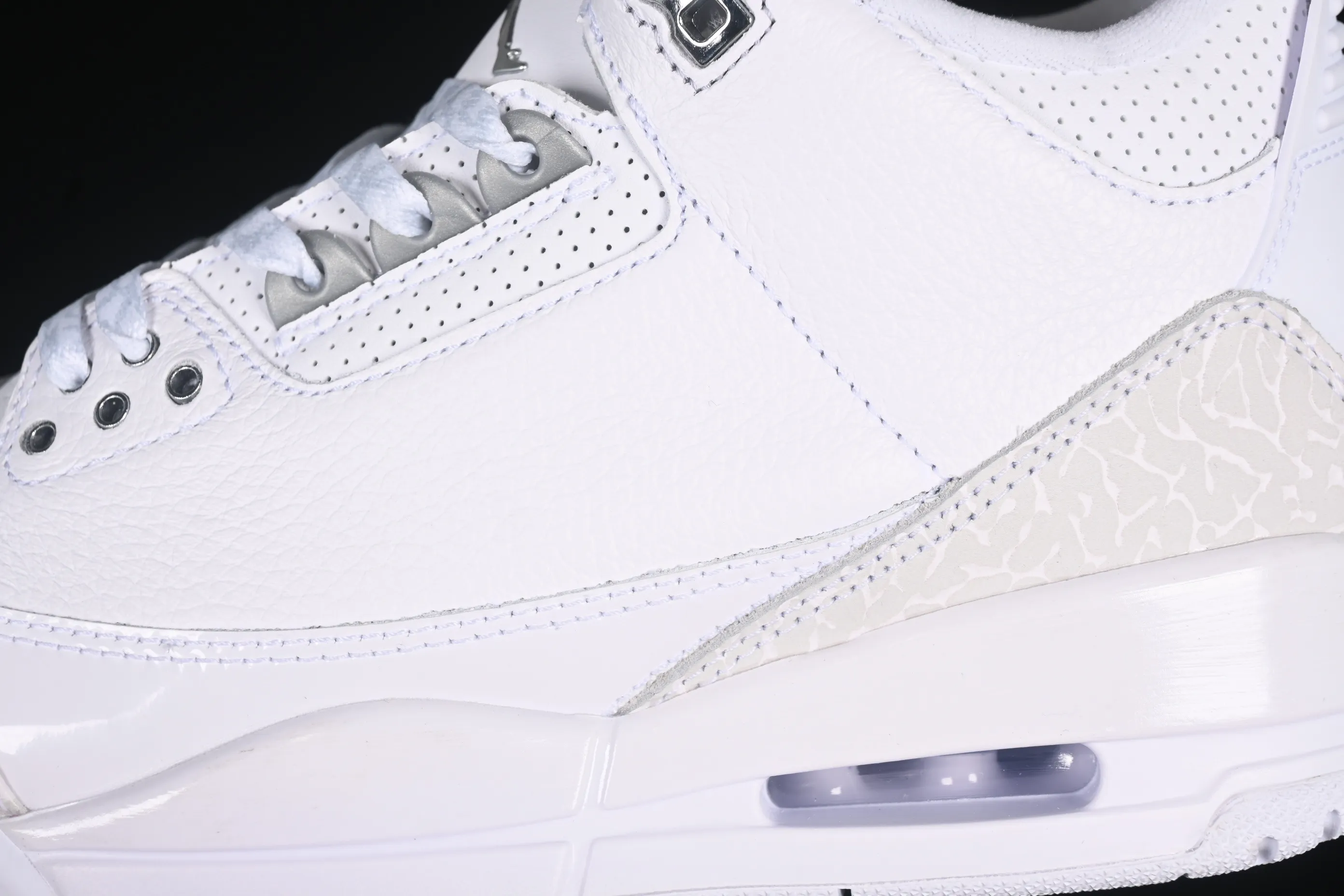 All categories Air Jordan Jordan series basketball shoes Air Jordan 3 Air Jordan 3 Retro "Pure Money" AJ3 Joe 3 replica white cat CT8532-111